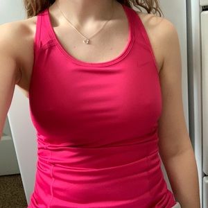 Pink Nike tank top